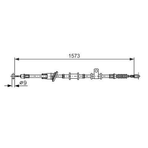 BOSCH - 1 987 482 399 - El Freni Teli