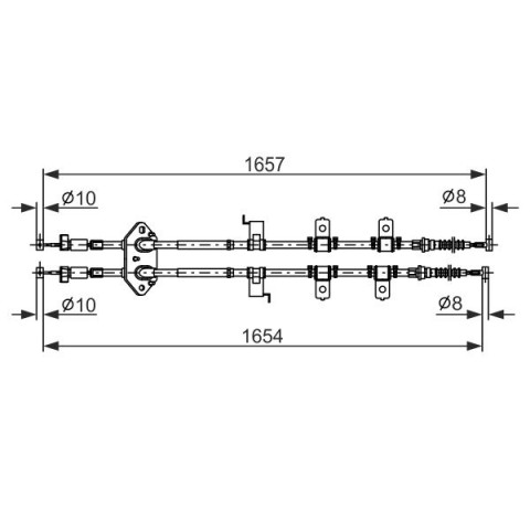 BOSCH - 1 987 482 896 - El Freni Teli