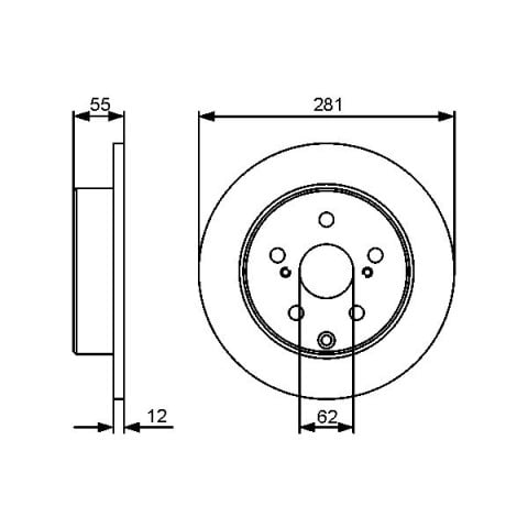 BOSCH - 0 986 479 419 - Fren Diski