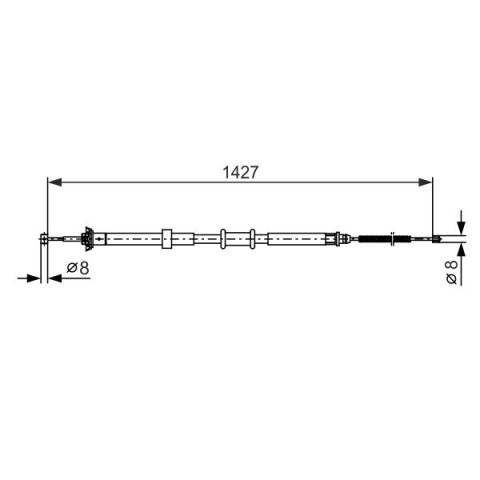 BOSCH - 1 987 482 392 - El Freni Teli