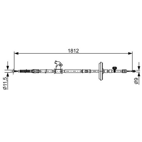 BOSCH - 1 987 482 503 - El Freni Teli