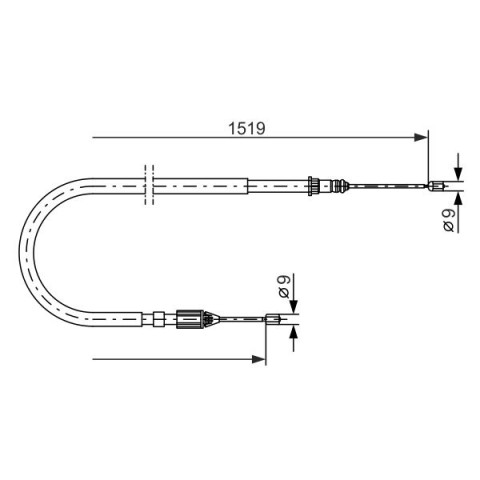 BOSCH - 1 987 477 654 - El Freni Teli