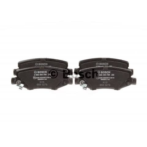 BOSCH - 0 986 494 706 - Fren Balatası Seti, Disk Fren